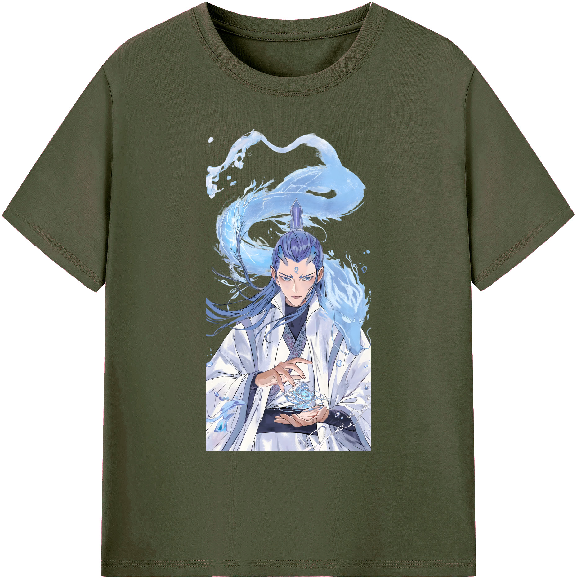 （画像用） Ne Zha 2 ナタ 魔童の大暴れ 綿100％ メンズ半袖Tシャツ｜肌触りやわらか＆通気性